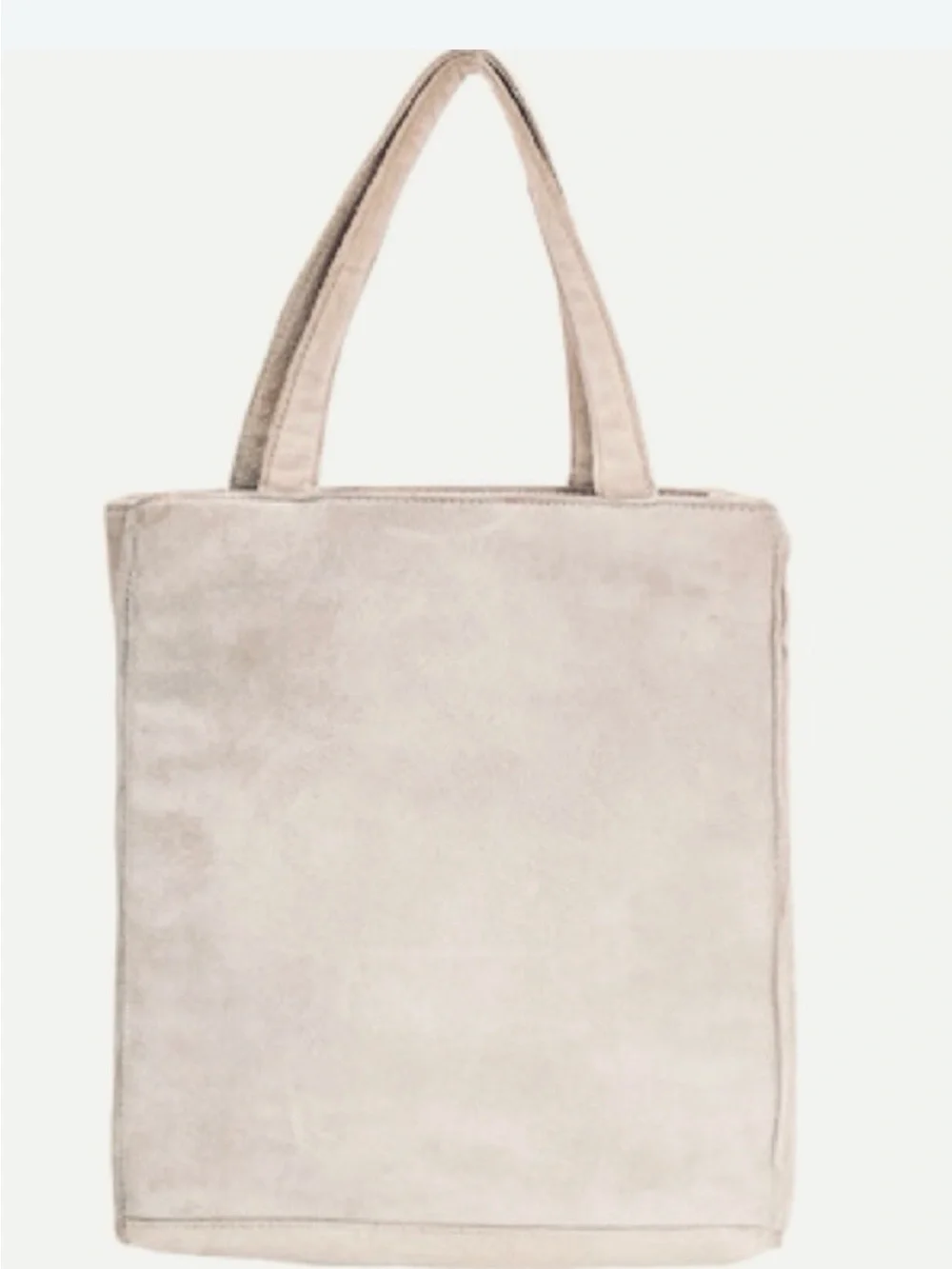 Chanel suede Fringed Stud Tote Bag Handbag Beige